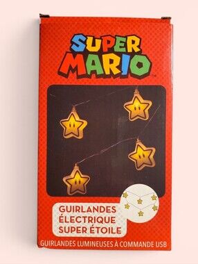 Nintendo Super Mario Star String Lights